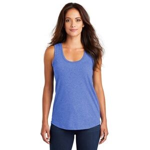 Blue Racerback Workout Tank - Tank Tops - Gym Clothes for Women - Yoga Tops
